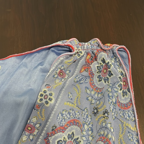 Max Studio Tiered Sleeveless V-Neck Paisley Print Stretch Midi Dress Size - Picture 9 of 14